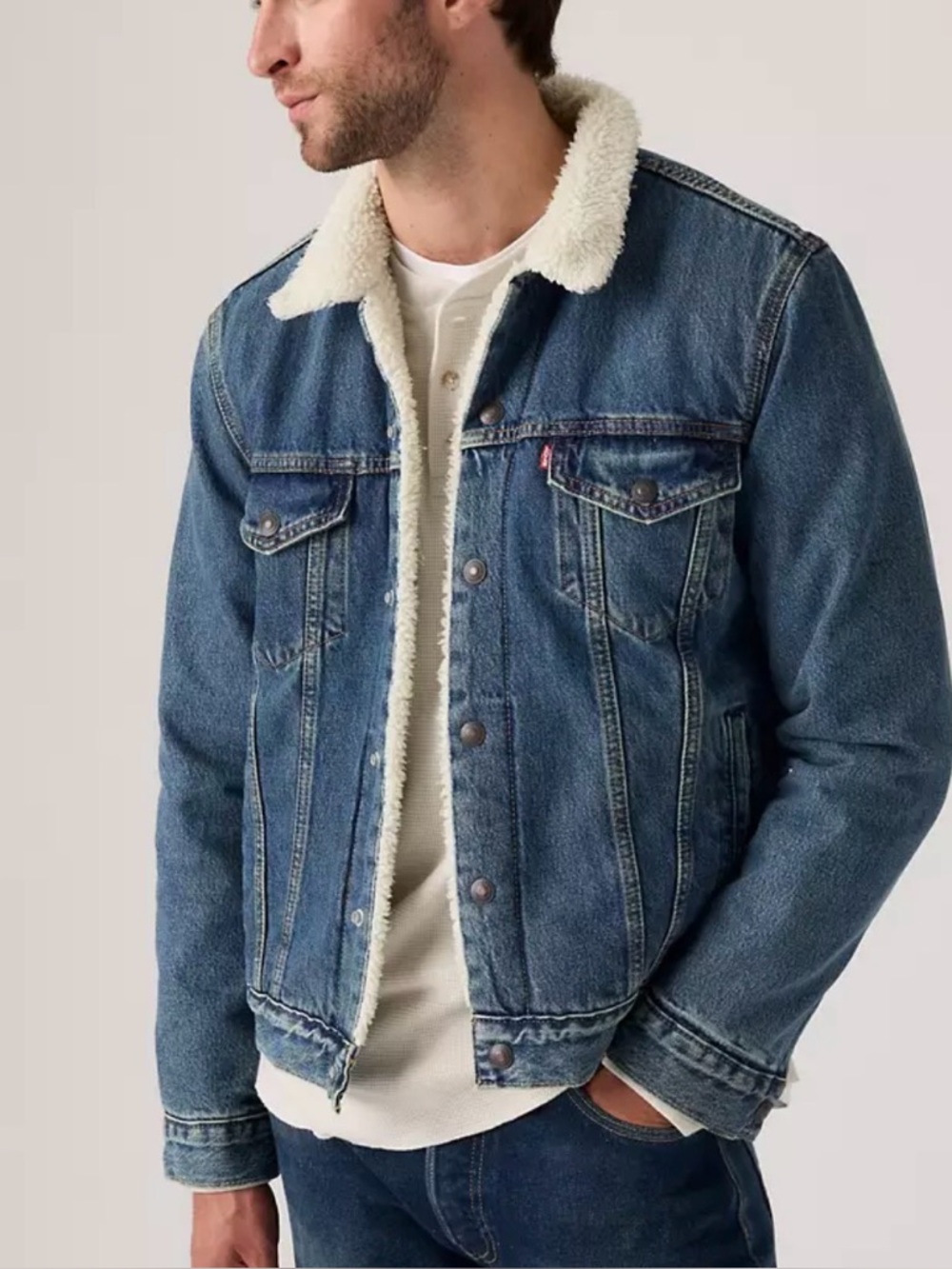 Levi’s Sherpa trucker jacket man